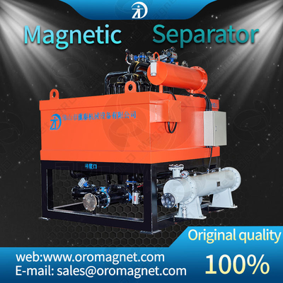 Máquina de separación magnética para extracción de hierro de la serie ZT φ500 mm para lodo de cuarzo de feldspato de caolín